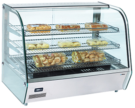 Vitrina Caliente Expositora de Sobremesa VECS-160 EDENOX