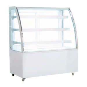 Vitrina Expositora de Pastelería Cristal Curvo VERA-900-C EDENOX