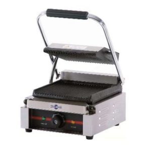 Plancha Grill Eléctrica con tapa, Ranurada GR-340 RR IRIMAR