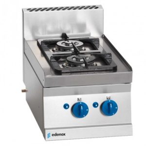 Cocina a Gas de 2 Quemadores SCG-40 E EDENOX