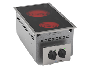 Cocina Vitrocerámica Empotrable de 2 Placas ECV-35 EDENOX